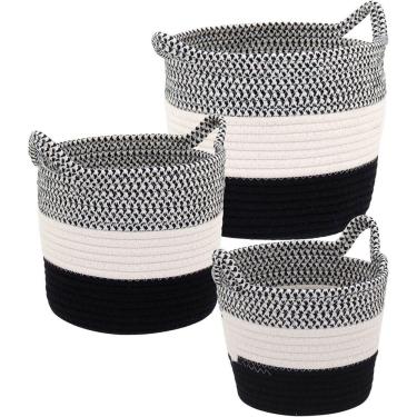 Imagem de Allegra Cesta Tecido Color 3Pç