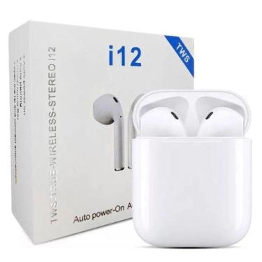 Imagem de Fone de Ouvido I12 Bluetooth Earphone Headset Ipods 12