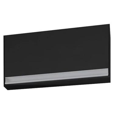 Imagem de Armário Aéreo Geladeira 60Cm 1 Porta Basculante Preto