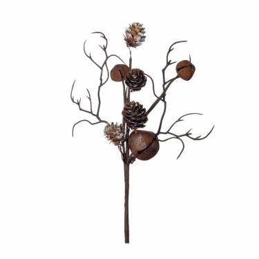 Imagem de Pick Galho Natalino C/pinh/guiz Mrr 1un 30x15x5cm 1593627