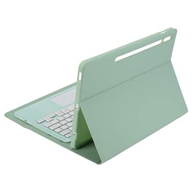 Imagem de Teclado para tablet de 12,4 polegadas soft PU teclado para aba S8 teclado capa com estojo proteção total ângulo ajustável para trabalho Com Touchpad