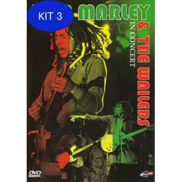Imagem de Kit 3 Dvd Bob Marley & The Wailers In Consert - Usa Records
