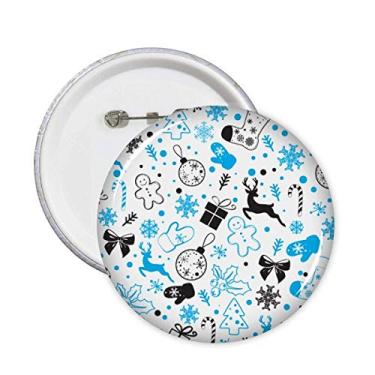 Imagem de Mas, flocos de neve, alce, presente, festival, broches, emblema, acessório, decoração, 5 peças