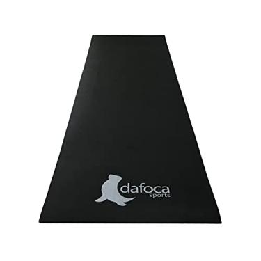 Imagem de Tapete Colchonete Para Academia Ioga Pilates Treino Funcional 180x50cm 100% EVA DF1031 Preto Dafoca Sports