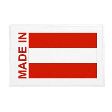 Imagem de DIYthinker Feito na Áustria Country Love Tapete antiderrapante para porta de banheiro