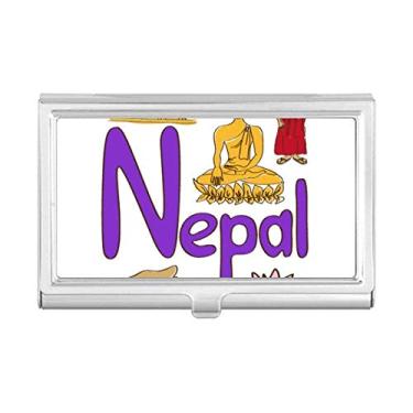Imagem de Carteira de bolso com estampa de marco do Nepal National Symbol