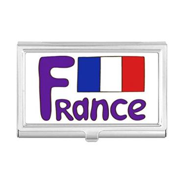 Imagem de Carteira de bolso com estampa azul da bandeira nacional da França