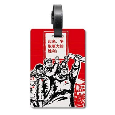 Imagem de Livro Papel, Presidente Vermelho Mao Masses, Bagagem, Cartão, Pendurar, Etiqueta