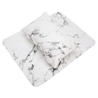 Imagem de 【 】Almofada de mão para arte em unhas, almofada de mesa de materiais para arte em unhas, para casa manicure (branca)