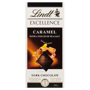 Imagem de Chocolate Amargo Com Caramelo E Flor De Sal Excellence Lindt 100G