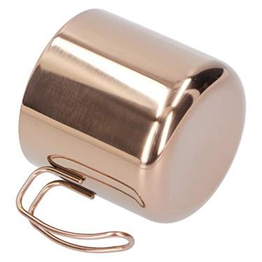 Imagem de Caneca de aço inoxidável, copo de café, aço inoxidável 304, utensílios, para bar home (ouro rosa)