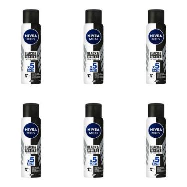 Imagem de Kit C/06 Nivea For Men Black & White Power Desodorante Aerosol 150ml
