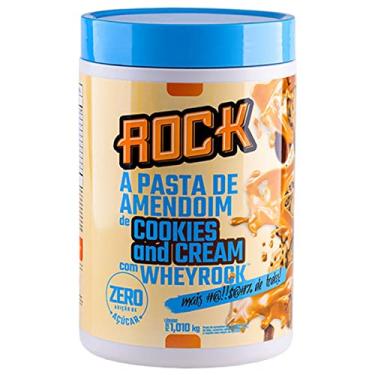 Imagem de Rock Peanut Pasta De Amendoim Com Whey - 1000G Cookies & Cream -