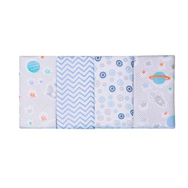 Imagem de PAPI DESDE 1974 Paninho De Boca Bordados Karinho Estampado Para Bebê 32Cm X 32Cm Contém 04 Un