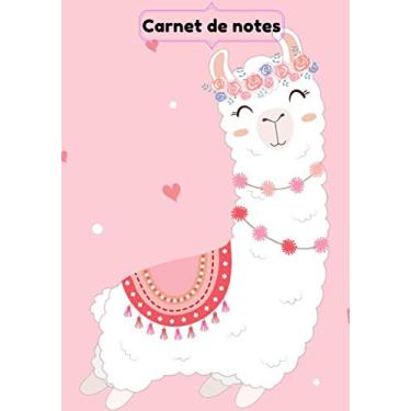 Imagem de Carnet de notes: Cahier de notes Lama Kawaii, Journal des tâches quotidiennes | Suivi de vos tâches, modèle d'activités | À faire et à penser | ... 100 Pages Mémo Entrepreneur et Productivité