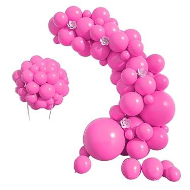Imagem de Conjunto de 100 peças de arco de balão de látex diferentes tamanhos 1,5 cm / 12 / 10 / 18 polegadas decoração de festa para aniversário casamento chá de bebê balões de látex de 12 centímetros