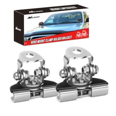 Imagem de Nilight Suporte de montagem de barra de luz LED, 2 peças, suporte universal ajustável para lâmpada de trabalho para caminhão off-road SUV