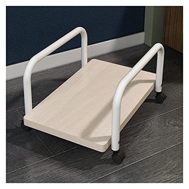 Imagem de GRFIT Suporte de CPU móvel Suporte de CPU, suporte de torre de PC suporte de torre de PC suporte de carrinho com 4 rodas de rodízio (3 cores) Suporte de torre de PC (Cor: Cor sólida)