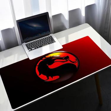 Imagem de Mortal kombat mouse pad acessórios de jogo teclado varmilo mesa tapete grande gamer computador xl