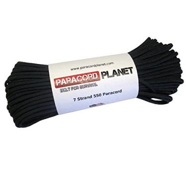 Imagem de Paracord Planet 250 kg, cabo de paraquedas azul marinho FS, corda de paraquedas também conhecida como corda de paraquedas, corda de paraquedas, cabo utilitário, cabo tático e cabo militar. Feito nos EUA para proporcionar durabilidade e força.