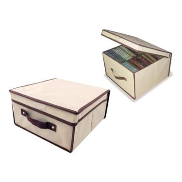 Imagem de Caixa Organizadora Gaveta Multiuso Para Guarda Roupa Armário Cama Baú Closet