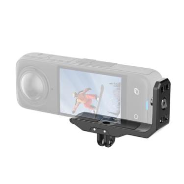 Imagem de ZLYLVRC Suporte horizontal para câmera de ação Insta360 X4 L-Bracket adaptador de montagem placa de liberação rápida base de tripé