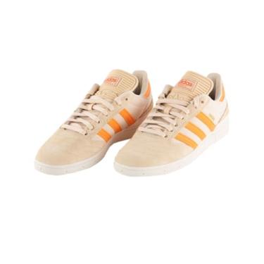 Imagem de adidas Originals NMD_r1 Tênis masculino, Areia cristalina/laranja brilhante/dourado metálico, 43