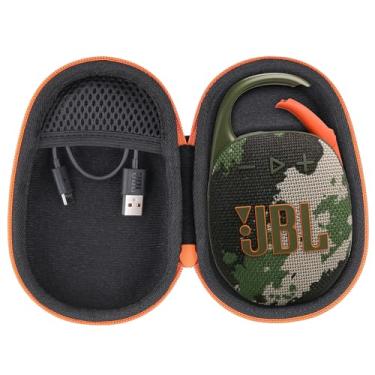 Imagem de co2CREA Estojo rígido de substituição para Clip 5, impermeável, portátil, sem fio, mini alto-falante Bluetooth (capa camuflada)