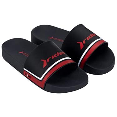 Imagem de Rider Kids Full 86 Inf, Sandália Slide Meninos, Preto/Vermelho, 31