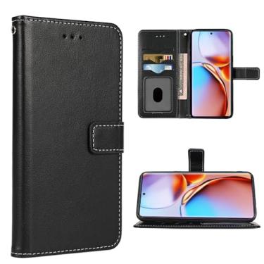 Imagem de FDCWTSH Capa de telefone para Motorola Edge+ Plus 2023/Edge 40 Pro 5G/Moto X40 capa carteira destacável alça de pulso e suporte de cartão flip de couro fólio bolsa suporte de crédito acessórios para