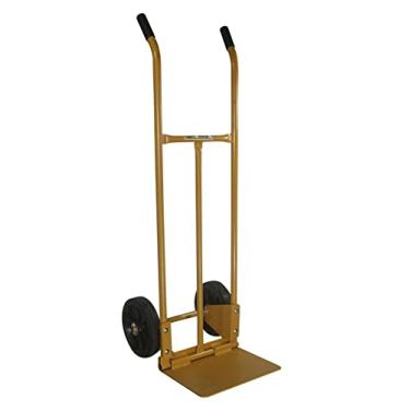 Imagem de Carrinho Para Carga Lynus A200D 200Kg Amarelo Chapa Aço Inox