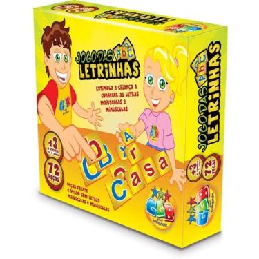 Imagem de Brinquedo Jogo das Letrinhas maiúsculas e minúsculas GGB