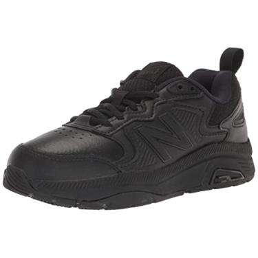 Imagem de New Balance Tênis feminino 857 V3 casual Comfort Cross Trainer, Preto/preto, 5.5 X-Wide