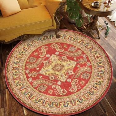 Imagem de Decoração da sala de estar tapete redondo tapetes de grande área para o quarto casa cadeira de balanço tapete lavável lounge, s, 250x250cm