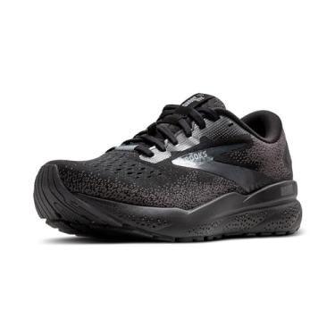 Imagem de Brooks Tênis de corrida masculino Ghost 16 GTX impermeável neutro, Preto/Preto/Ébano, 45