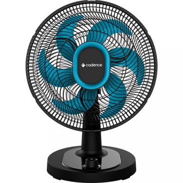 Imagem de Ventilador de Mesa Cadence 6 Pás 40cm Refresh Turbo Pro 140W - Preto com Azul