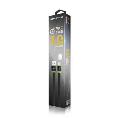 Imagem de Cabo usb-lightning 2,0a 1m cb-110bk c3t - C3Tech