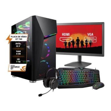 Imagem de Pc Gamer Completo Intel I5 3 Gtx 1050 Memória 8Gb Hd 1Tb Ssd - Wjinfo