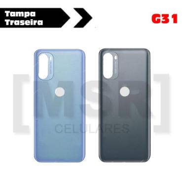 Imagem de Tampa traseira celular MOTOROLA modelo G31, CINZA