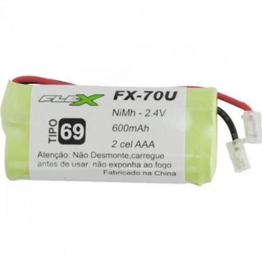 Imagem de Bateria Universal para Telefone sem Fio 600MAH 2,4V FX-70U FLEX