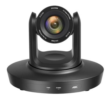 Imagem de SZXLCOM Câmera PTZ 4K com zoom óptico de 20x, câmera de sala de conferência HDMI/USB3.0/RJ45 saída para transmissão de vídeo ao vivo, igreja, zoom, Skype, YouTube, OBS Webcam