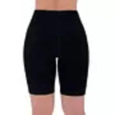 Imagem de Bermuda Feminina Max Lupo para treino fitness, P, Preto