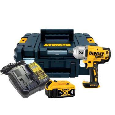 Imagem de Chave De Impacto Bateria 20v 4ah Dcf899 1/2 Dewalt Com Maleta