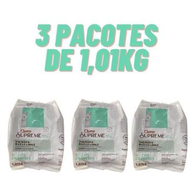 Imagem de Kit 3 pct Ração 1kg Quatree Supreme gatos FILHOTES Salmão - GRANVITA