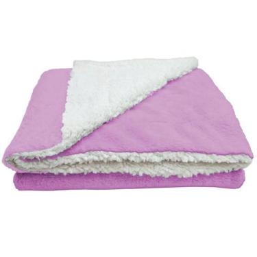 Imagem de Manta Pet Inverno lã Cores Variadas - iCasa, Rosa