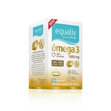 Imagem de Ômega 3 1000mg Livre de Metais Pesados120 Cáps Equaliv - Equaliv 