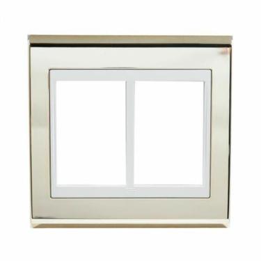 Imagem de  refinatto placa 4x4 6 posições concept branco/ouro  - weg