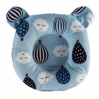 Imagem de Travesseiro Anatômico Berço Carrinho Conforto Bebê Várias Estampas  - 