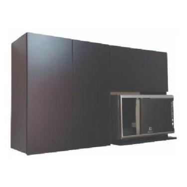 Imagem de Suporte Microondas Mdf Armário Aéreo P/pratos Nicho Cozinha - Marcenar