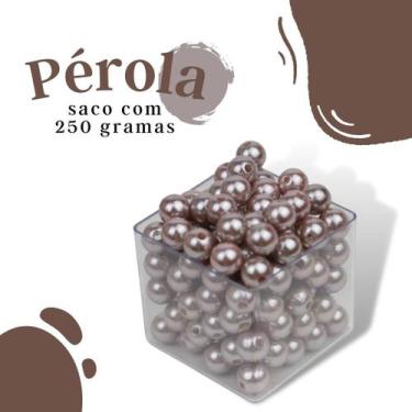 Imagem de Pérola Bege Areia 10Mm Pacote Com 250 Gramas - Nybc